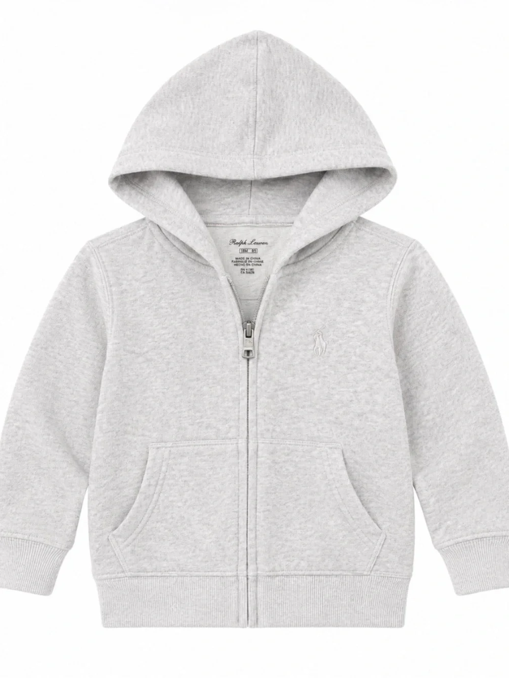 Ralph Lauren Heather Gray Hooded Sweatshirt & Jogger Set